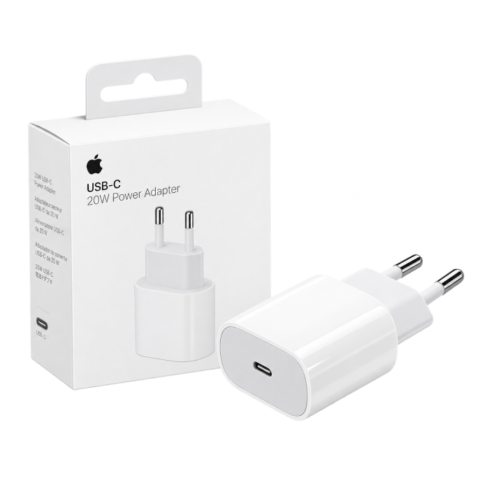 Apple 20W USB-C Adapter - White, Image 3