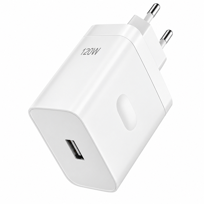 OnePlus 120W Singel Port SuperVooc Adapter Type-A - White, Image 2
