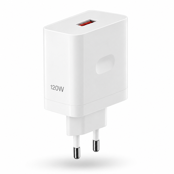 OnePlus 120W Singel Port SuperVooc Adapter Type-A - White, Image 3