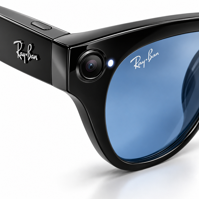 Ray-Ban Meta Skyler Gen1 AI Glasses - Black/Cerulean Blue Transitions, Image 5