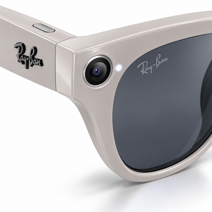 Ray-Ban Meta Skyler Gen1 AI Glasses - Shiny/Chalky Grey Transitions , Image 5