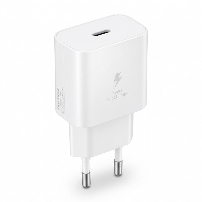 Samsung 25W USB-C Fast Adapter EP-T2510 - White, Image 4