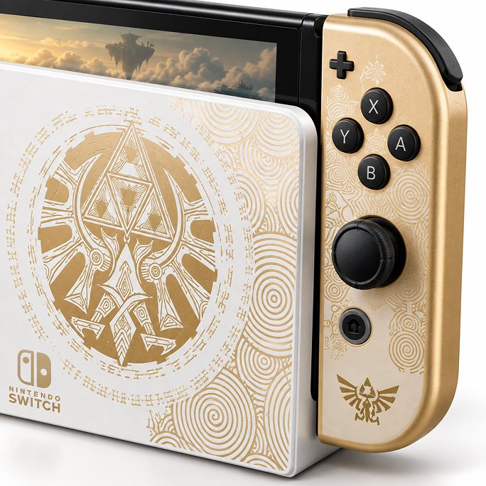 Nintendo Switch OLED Console Zelda: Tears of the Kingdom Limited Edition, Afbeelding 5