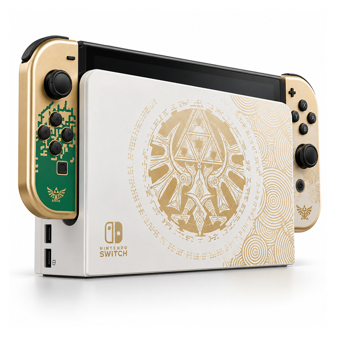 Nintendo Switch OLED Console Zelda: Tears of the Kingdom Limited Edition, Afbeelding 4
