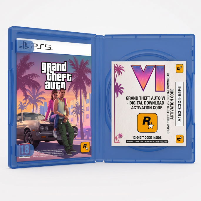 PS5 – GTA Grand Theft Auto VI Standard Edition – EU – PRE-ORDER, 77€, Afbeelding 1 PS5 – GTA Grand Theft Auto VI Standard Edition – EU – PRE-ORDER, Afbeelding 1
