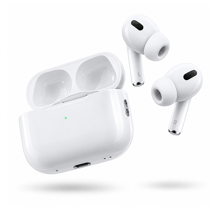 Apple AirPods Pro 2nd Gen. with MagSafe Charging Case (USB-C) - White, Image 2