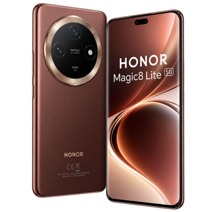 Honor Magic8 Lite 5G Dual Sim 8GB RAM 512GB - Reddish Brown, Image 2