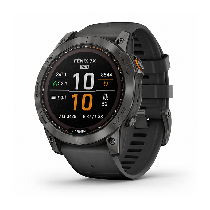 Watch Garmin Fenix 7X Pro Solar GPS 51mm Graphite Band - Slate Grey, Image 3
