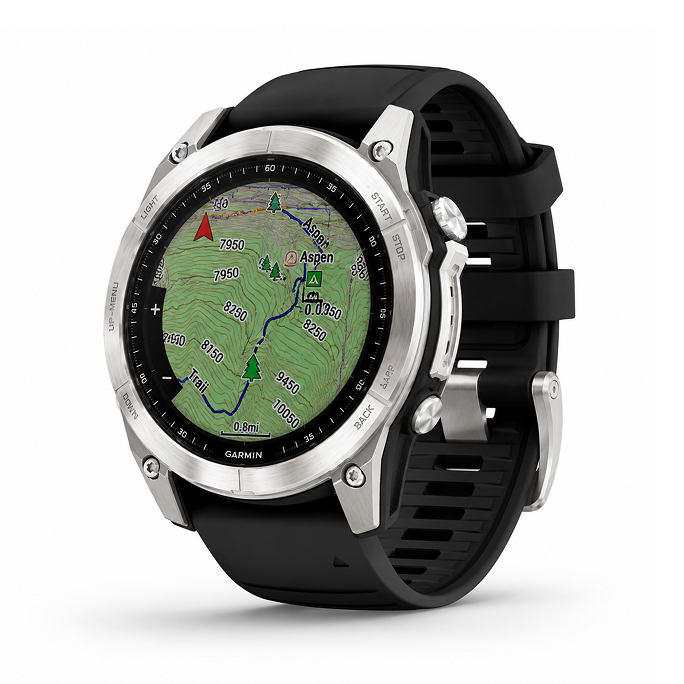 Watch Garmin Fenix E GPS 47mm Stainless Steel - Silver, Image 3
