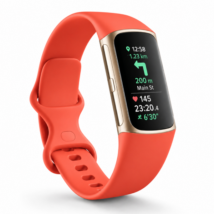 Watch Google Fitbit Charge 6 - Coral, Image 3