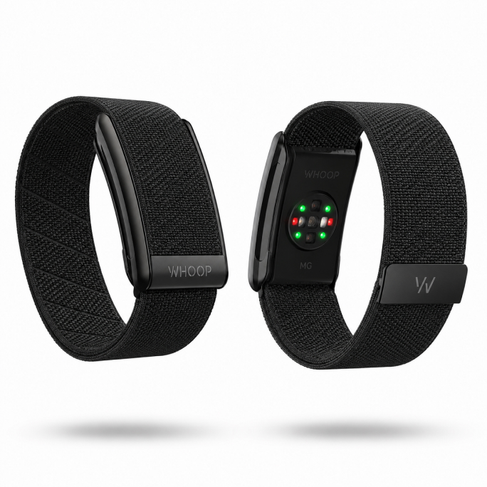 WHOOP MG Life 5.0, One Health and Fitness Tracker, 12 Month Membership, Jet Black, Afbeelding 2