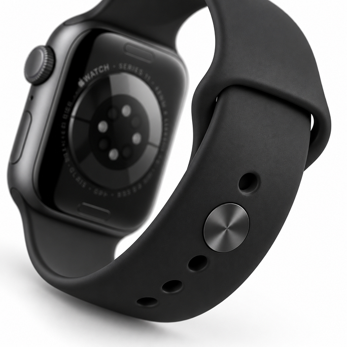 Watch Apple Watch Series 11 (2025) GPS 42mm Space Grey Aluminium Case with Sport Band S/M - Black, Afbeelding 5