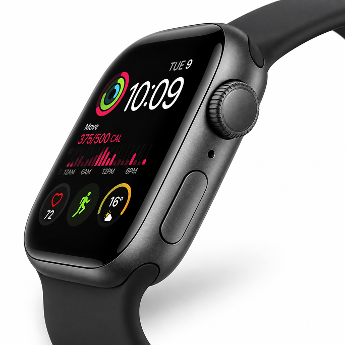 Watch Apple Watch Series 11 (2025) GPS 42mm Space Grey Aluminium Case with Sport Band S/M - Black, Afbeelding 4