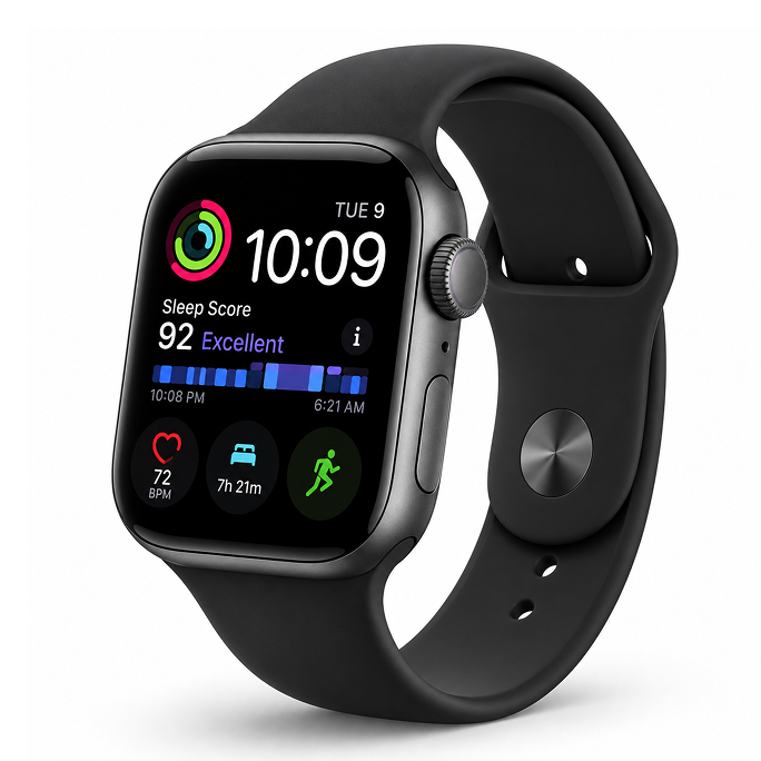 Watch Apple Watch Series 11 (2025) GPS 42mm Space Grey Aluminium Case with Sport Band S/M - Black, Afbeelding 3