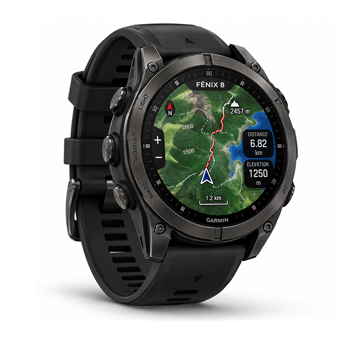 Watch Garmin Fenix 8 GPS 47mm Silicon Black Band - Black, Image 3