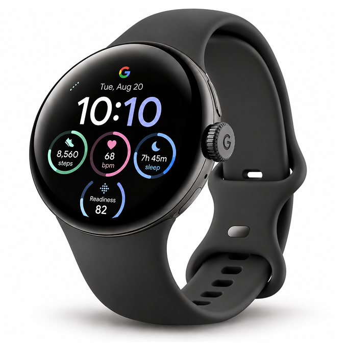 Watch Google Pixel Watch 5 45mm BT - Obsidian, Image 3