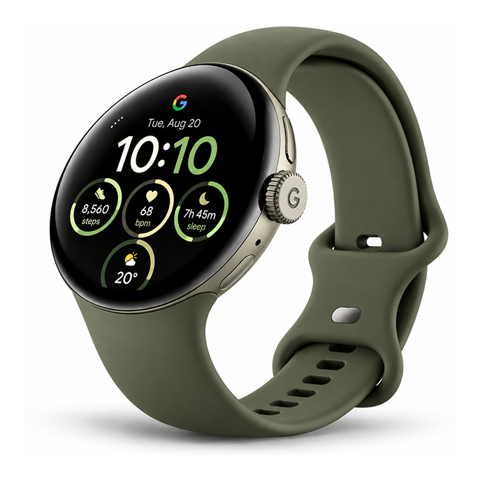 Watch Google Pixel Watch 5 45mm BT - Olive, Image 4