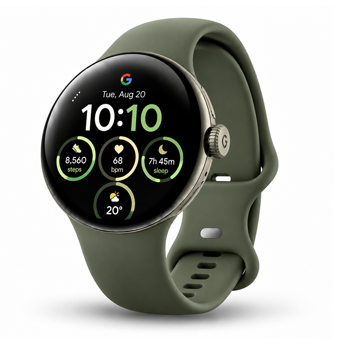 Watch Google Pixel Watch 5 45mm BT - Olive, Image 3