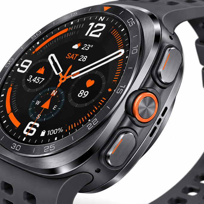Watch Samsung Galaxy Watch Ultra 2 L715 (2026) 47mm LTE Region East - Titanium Grey, Image 5