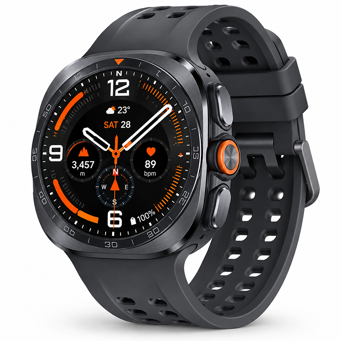 Watch Samsung Galaxy Watch Ultra 2 L715 (2026) 47mm LTE Region East - Titanium Grey, Image 3