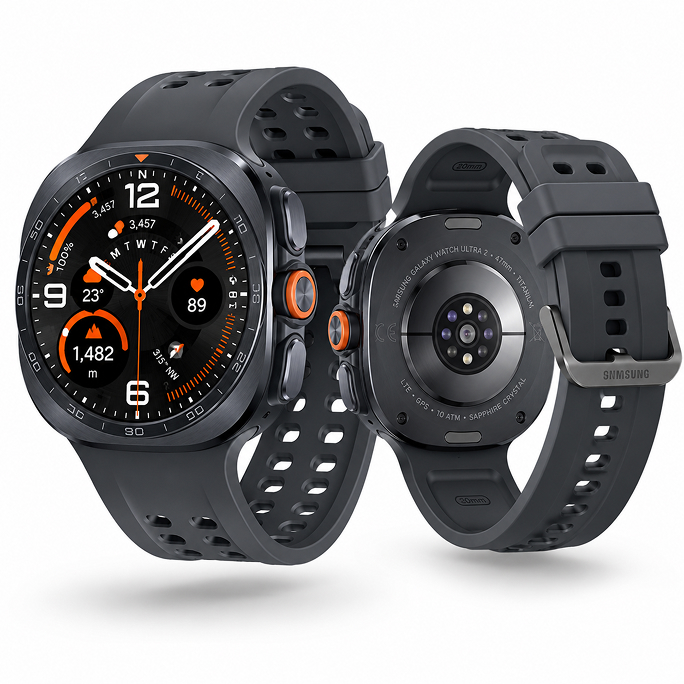 Watch Samsung Galaxy Watch Ultra 2 L715 (2026) 47mm LTE Region East - Titanium Grey, Image 2