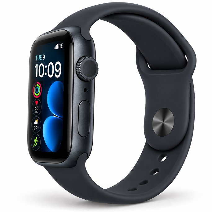 Watch Apple Watch SE 3 (2025) LTE 44mm Midnight Aluminium Case with Sport Band M/L - Midnight, 345€, Afbeelding 4 Watch Apple Watch SE 3 (2025) LTE 44mm Midnight Aluminium Case with Sport Band M/L - Midnight, Afbeelding 4
