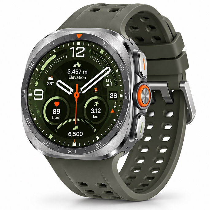 Watch Samsung Galaxy Watch Ultra 2 L715 (2026) 47mm LTE Region West - Titanium Silver, 491€, Afbeelding 4 Watch Samsung Galaxy Watch Ultra 2 L715 (2026) 47mm LTE Region West - Titanium Silver, Afbeelding 4