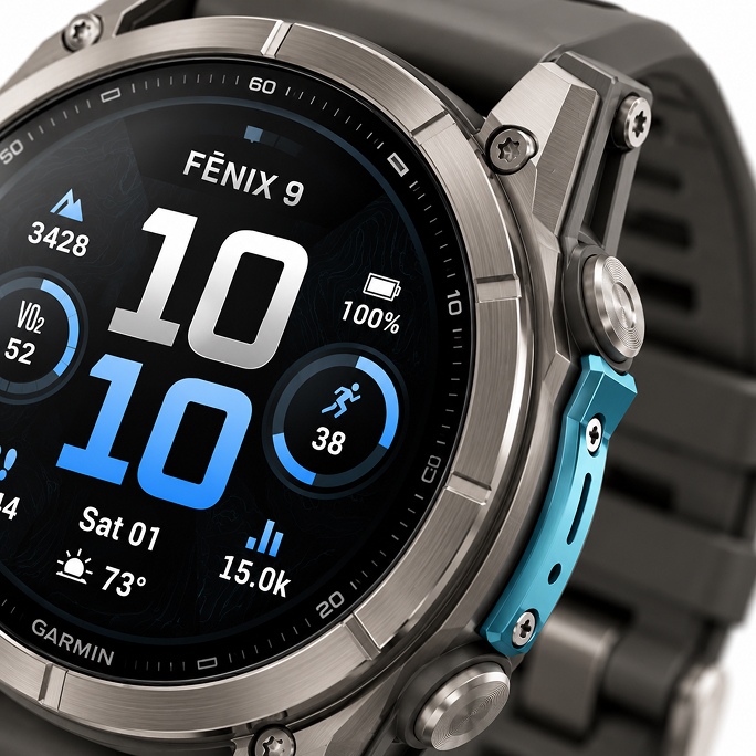 Watch Garmin Fenix 9 Amoled GPS 47mm - SlateGrey/Titan, Afbeelding 2