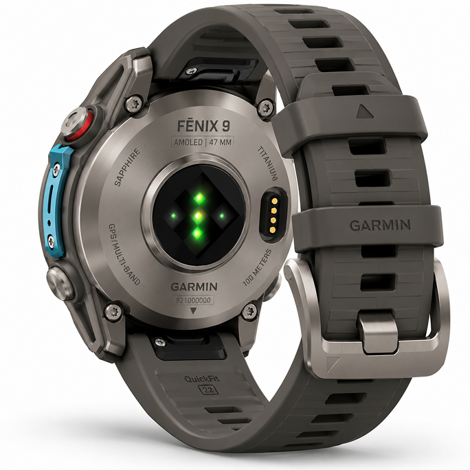 Watch Garmin Fenix 9 Amoled GPS 47mm - SlateGrey/Titan, Afbeelding 3