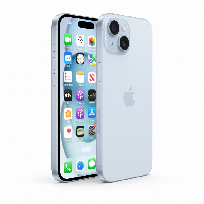 Apple iPhone 15 128GB -  Indian Spec - Blue, Afbeelding 2