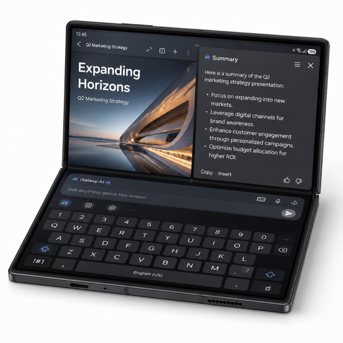 Samsung Galaxy Z Fold8 Ultra F976B 5G 12GB RAM 256GB - Graphite, Image 4