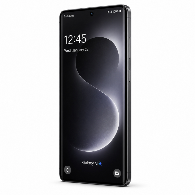 Samsung Galaxy S25 Edge S937 5G Dual Sim 12GB RAM 256GB - Titanium Jetblack, Image 3