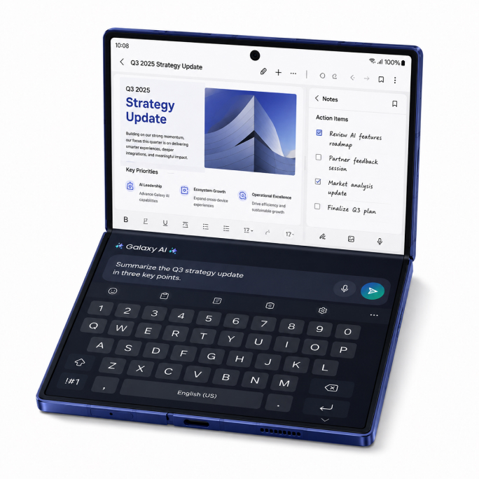 Samsung Galaxy Z Fold7 F966B 5G 12GB RAM 256GB - Blue Shadow, 1.356€, Image 3 Samsung Galaxy Z Fold7 F966B 5G 12GB RAM 256GB - Blue Shadow, Image 3