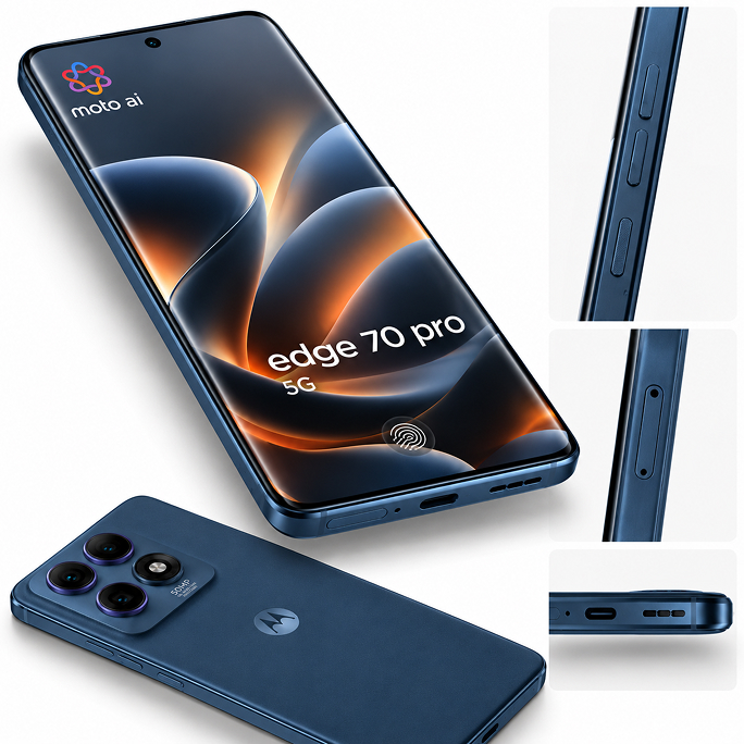 Motorola Moto Edge 70 Pro 5G 8GB RAM 256GB - Titan, Image 4