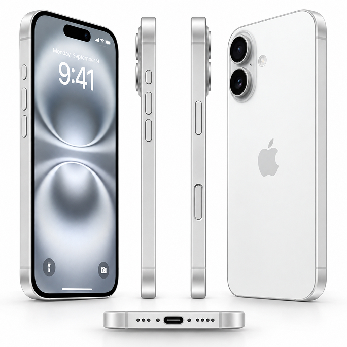 Apple iPhone 16 128GB - White, Image 4