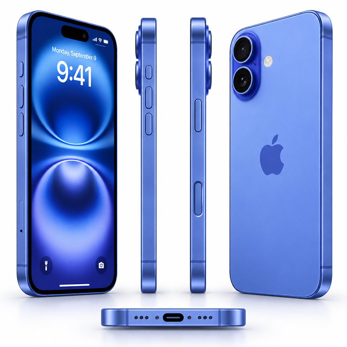 Apple iPhone 16 128GB -  Indian Spec - Ultramarine, Afbeelding 4