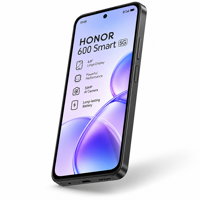 Honor 600 Smart 5G Dual Sim 4GB RAM 128GB - Black, 212€, Image 4 Honor 600 Smart 5G Dual Sim 4GB RAM 128GB - Black, Image 4