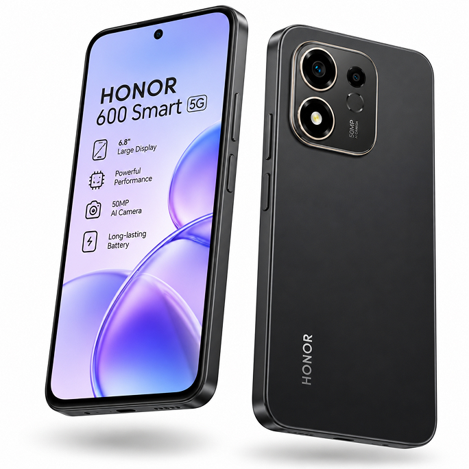 Honor 600 Smart 5G Dual Sim 4GB RAM 128GB - Black, 212€, Image 3 Honor 600 Smart 5G Dual Sim 4GB RAM 128GB - Black, Image 3