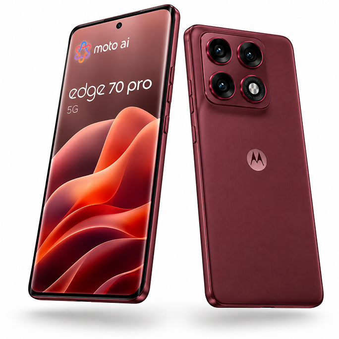 Motorola XT2607-1 Moto Edge 70 Pro 5G 8GB RAM 256GB - Red, Image 2