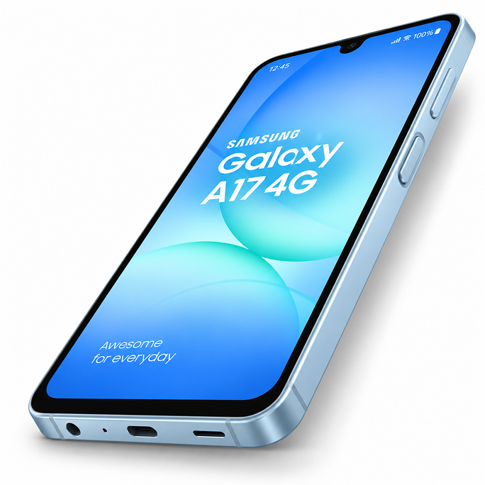 Samsung Galaxy A17 4G A175 Dual Sim 4GB RAM 128GB - Light Blue, Image 4