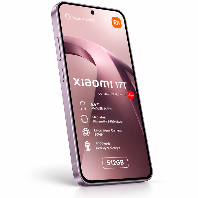 Xiaomi 17T 5G Dual Sim 12GB RAM 512GB - Violet, 598€, Image 3 Xiaomi 17T 5G Dual Sim 12GB RAM 512GB - Violet, Image 3