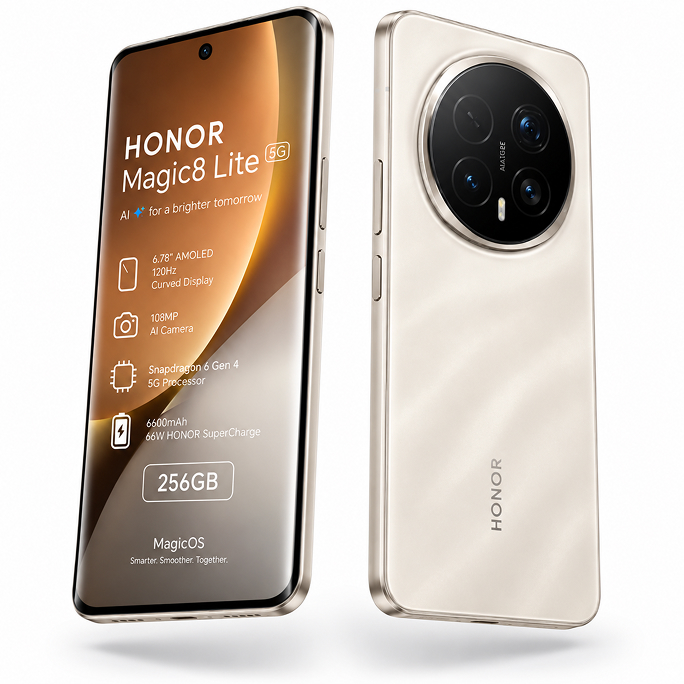 Honor Magic8 Pro 5G Dual Sim 16GB RAM 1TB - Gold, Image 2