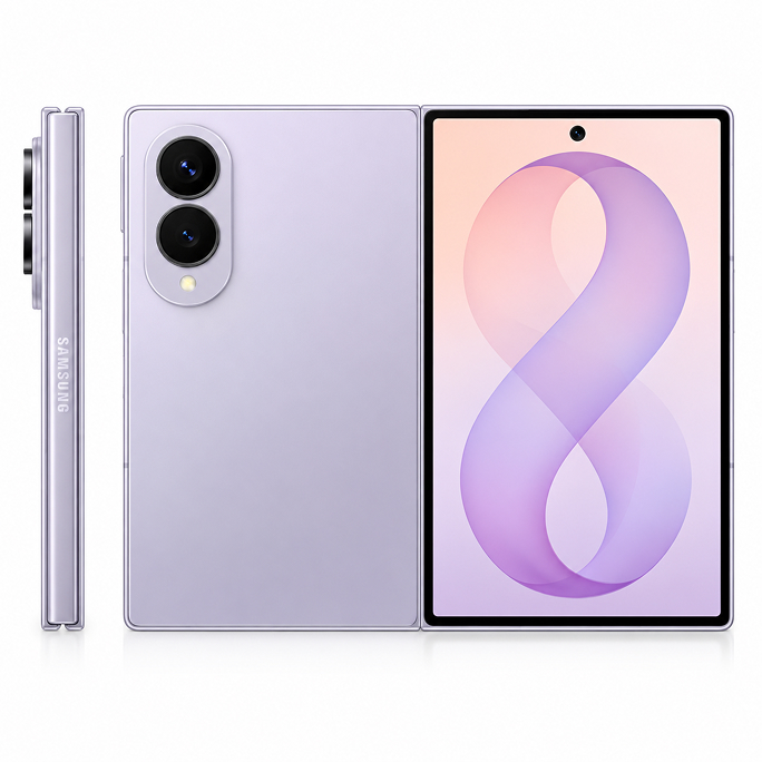 Samsung Galaxy Z Fold8 F971B 5G 12GB RAM 256GB - Lavender, Image 5