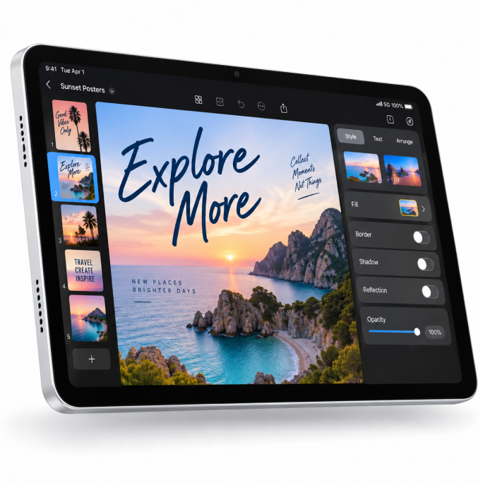 Tablet Apple iPad 10.9 11.Gen (2025) 128GB 5G - Silver, Image 3