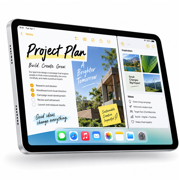 Tablet Apple iPad 10.9 11.Gen (2025) 128GB WiFi - Silver, Image 3