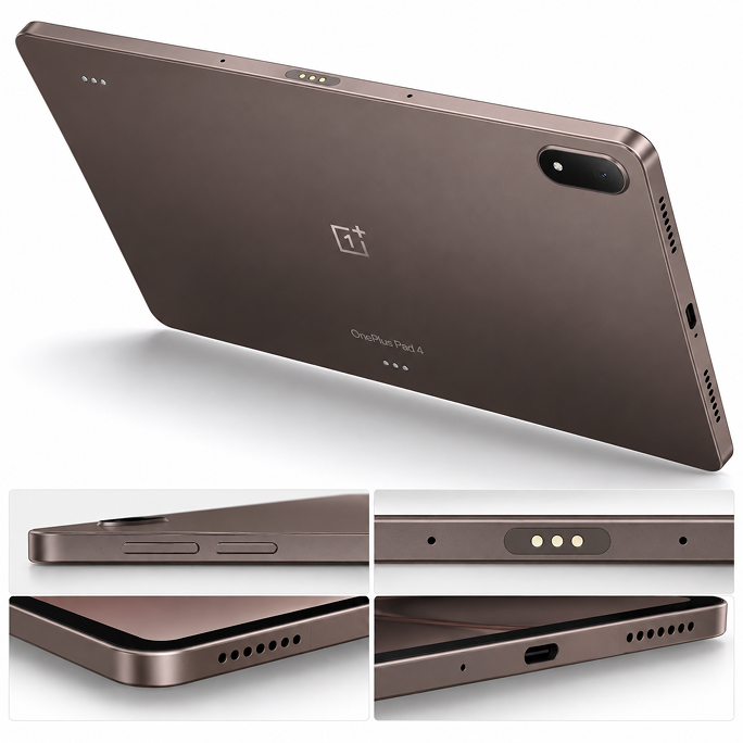 Tablet OnePlus Pad 4 13.2 12GB RAM 256GB WiFi - Brown, Image 4