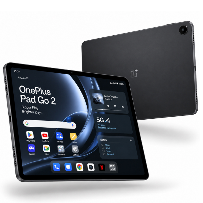 Tablet OnePlus Pad Go 2 12.1 8GB RAM 256GB 5G - Black, Image 2