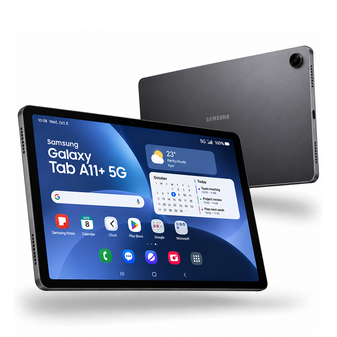 Tablet Samsung Galaxy Tab A11+ X236 11.0 5G 6GB RAM 128GB - Grey, 278€, Afbeelding 2 Tablet Samsung Galaxy Tab A11+ X236 11.0 5G 6GB RAM 128GB - Grey, Afbeelding 2