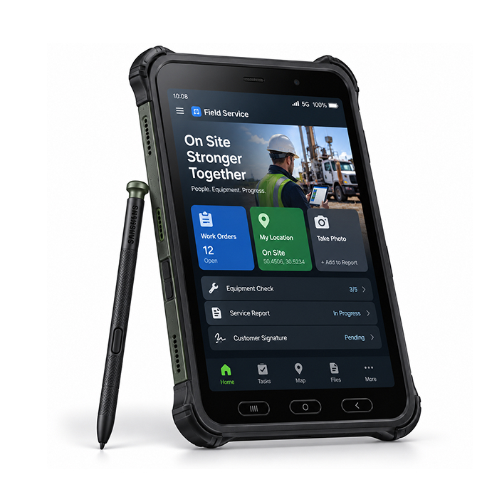 Tablet Samsung Galaxy Tab Active 5 X306 8.0 5G 6GB RAM 128GB Enterprise Edition - Green/Black, Image 3