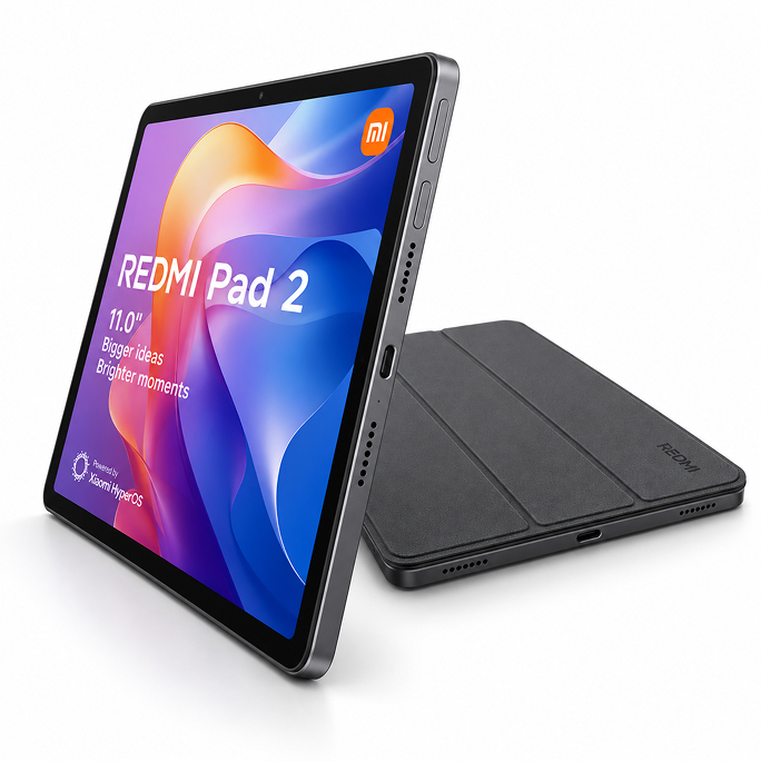 Tablet Xiaomi Redmi Pad 2 11.0 4GB RAM 128GB WiFi with Cover - Graphite Grey, Afbeelding 4